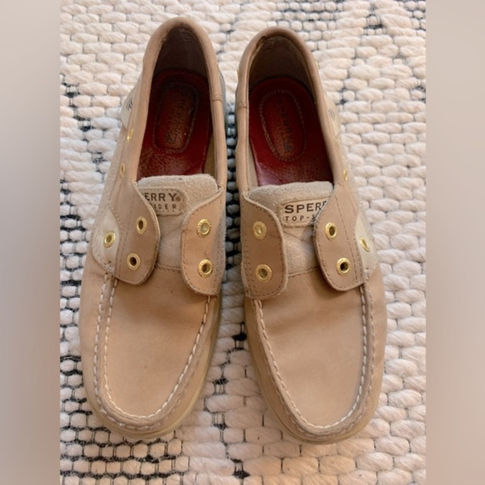 Sperry Boat Shoes - Angelfish - tan - size 6.5